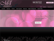 Tablet Screenshot of mandidancewear.com